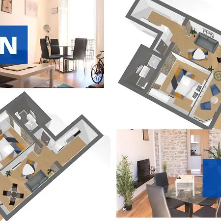 Le Art - 500m Des Plages - Clim - Verrière Côte D'azur Appartamento *